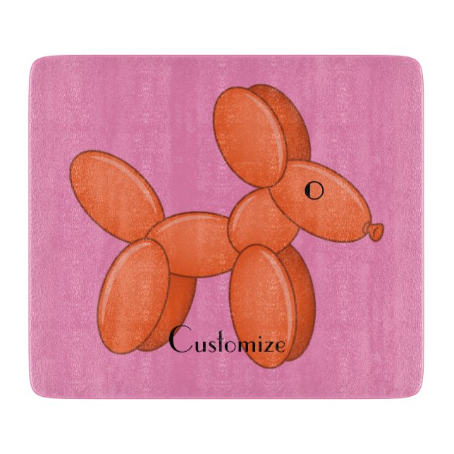 Cute Balloon Dog Thunder_Cove Cutting Board (Front)
