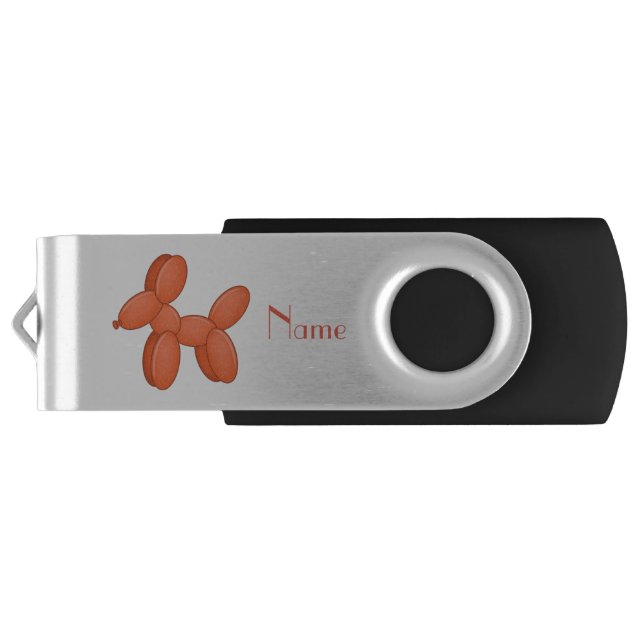 Cute Balloon Dog  Thunder_Cove Flash Drive (Back)