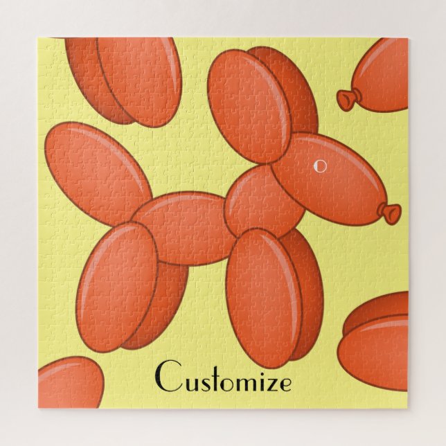 Cute Balloon Dog  Thunder_Cove  Jigsaw Puzzle (Vertical)