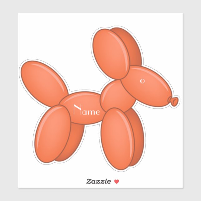 Cute Balloon Dog  Thunder_Cove Sticker (Sheet)