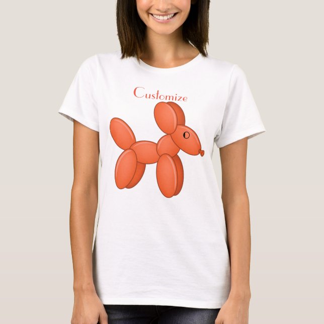 Cute Balloon Dog  Thunder_Cove T-Shirt (Front)