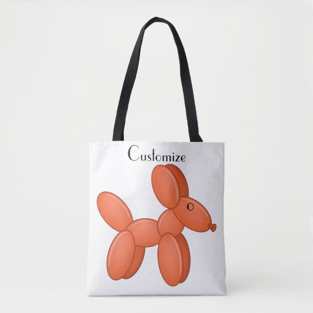 Cute Balloon Dog  Thunder_Cove  Tote Bag (Front)