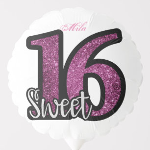 Cute balloon girls birthday