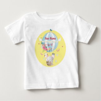 Cute Balloon Safari Baby T-Shirt