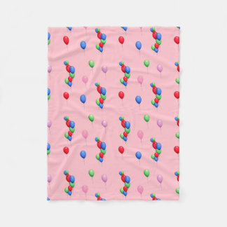Cute Balloons Fleece Blanket