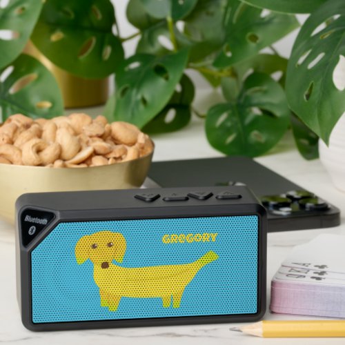 Cute Banana Dog Personalized Bluetooth Speaker