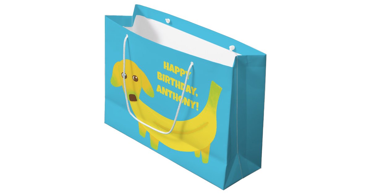 Tropical Banana Dogs Cute Patterned Tissue Paper, Zazzle