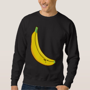 Cute Banana Fruit Halloween Costume Banana Vegan L Sweatshirt