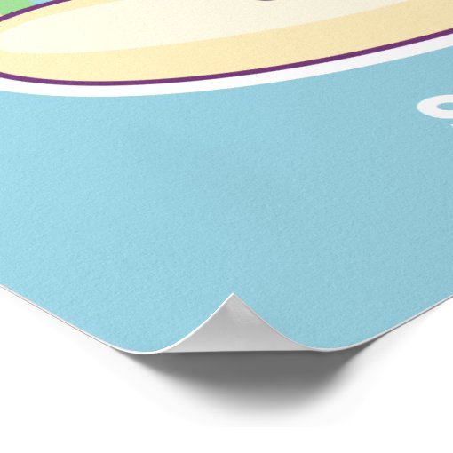 Cute Banana Unicorn Poster Zazzle