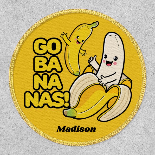 Cute Bananas custom name Patch (Front)