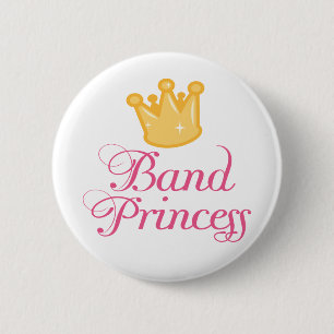Cute Band Princess Music Gift Button