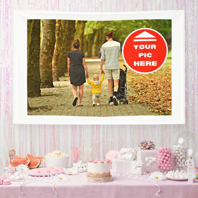 Cute! Banner - Personalized - 4'x6' (Party)