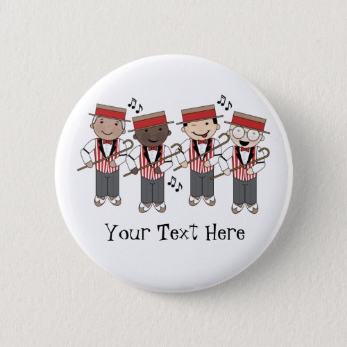 Cute Barbershop Quartet Gift Pinback Button