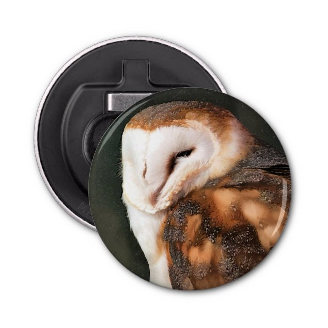 CUTE BARN OWL BOTTLE OPENER (Front)