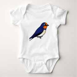Barn Swallow Baby Jersey Bodysuit