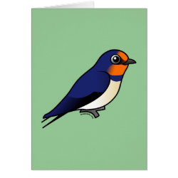 Barn Swallow Greeting Card