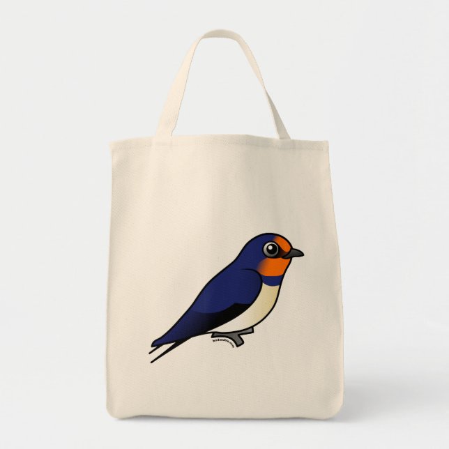 Cute Barn Swallow Tote Bag (Front)
