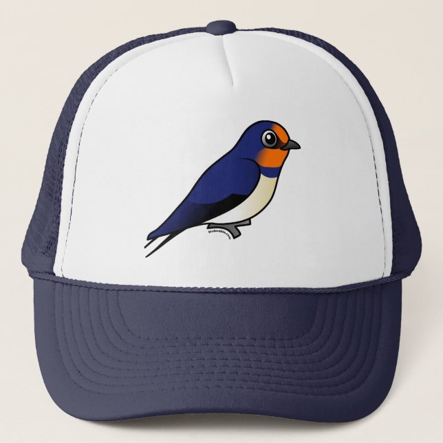 Cute Barn Swallow Trucker Hat (Front)