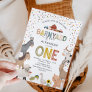 Cute Barnyard Farm First Birthday Invitation