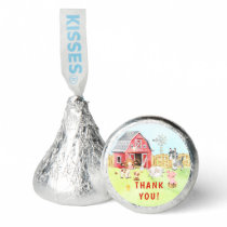 Cute Barnyard Friends Baby Shower Hershey®'s Kisses®