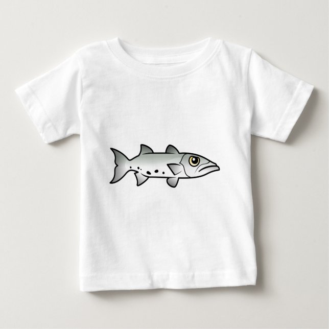 Cute Barracuda Baby T-Shirt (Front)
