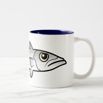 Cute Barracuda Two-Tone Coffee Mug
