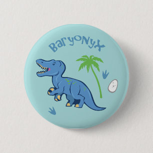 Cute Baryonyx Pinback Button