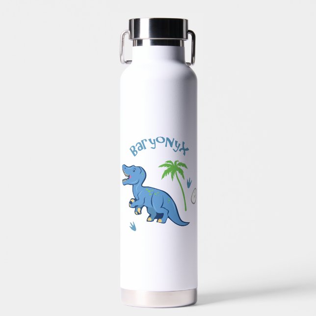 Cute Baryonyx Water Bottle (Front)