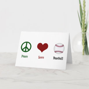 Cute Baseball Holiday Card