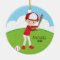 Cute Baseball Player Personalized Christmas