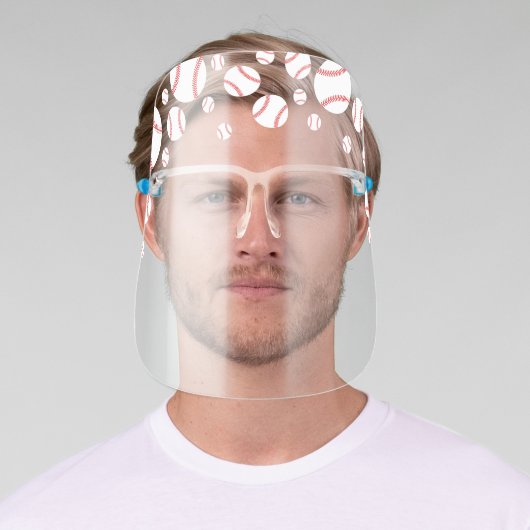 Cute Baseball Sports Face Shield (Insitu)