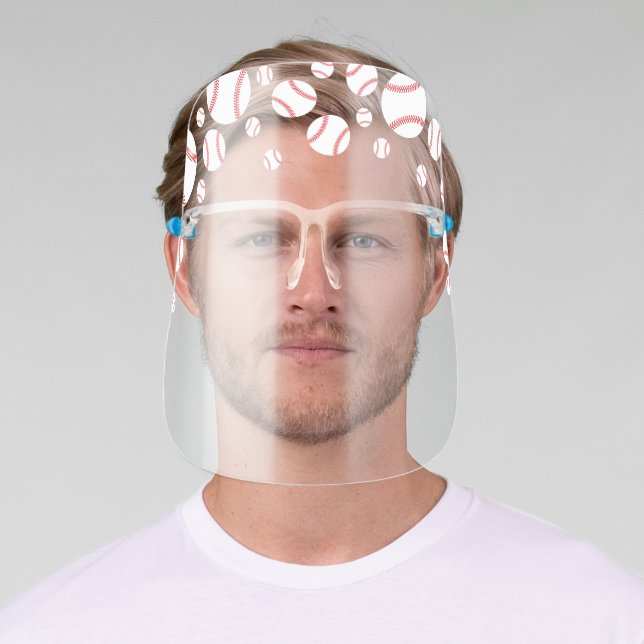 Cute Baseball Sports Face Shield (Insitu)