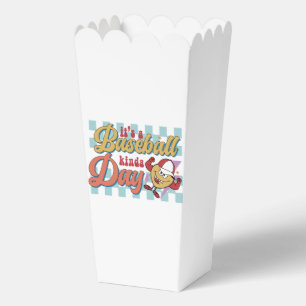 Cute Baseball sports word art Favor Boxes