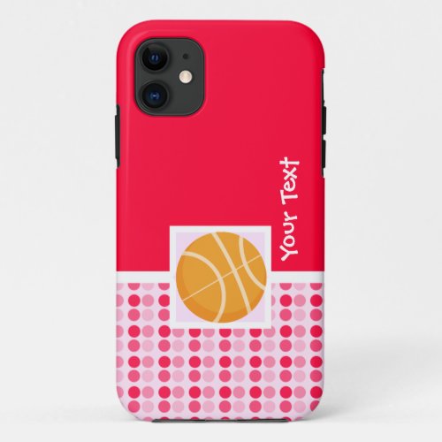 Cute Basketball iPhone 11 Case