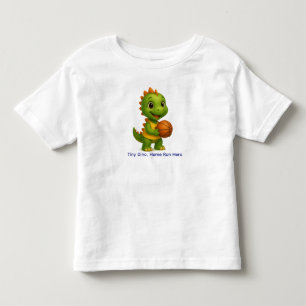 Cute Basketball Dino Shirt for Kids