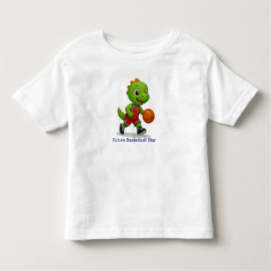 Cute Basketball Dino Shirt for toddlers