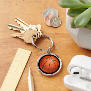Cute Basketball Fun Sports Lover Accessory Keychain