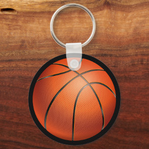 Cute Basketball Fun Sports Lover Accessory Keychain