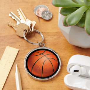 Cute Basketball Fun Sports Lover Accessory Keychain