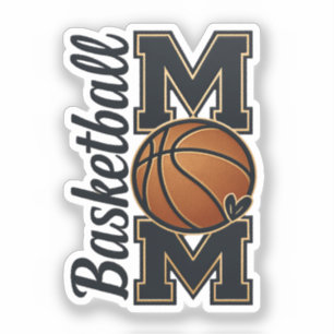 Cute Basketball Mom Game Day Sports Gift Sticker