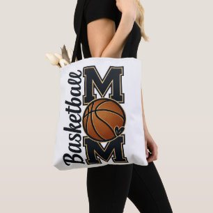 Cute Basketball Mom Game Day Sports Gift Tote Bag