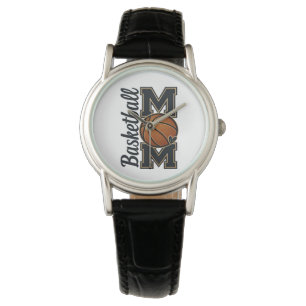Cute Basketball Mom Game Day Sports Gift Watch