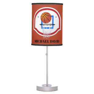cute Basketball sports lovers add name Table Lamp