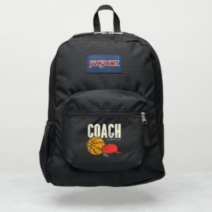 Cute Basketball Team Coach Personalized JanSport Backpack
