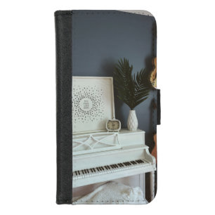 Cute Bass Guitar iPhone 8/7 Wallet Case