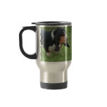 Cute Basset Hound Travel Mug