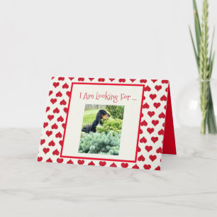 Cute Basset On Funny Valentine's Day Card