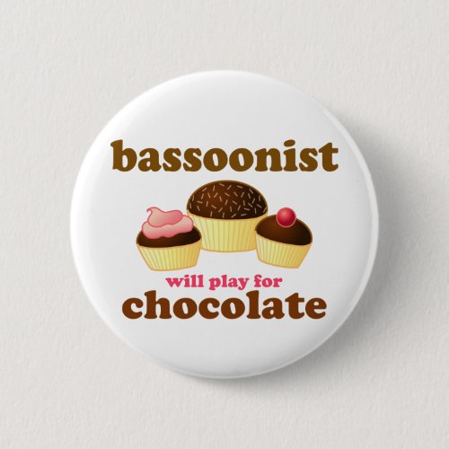 Cute Bassoon Button