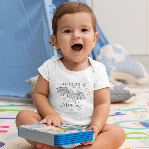 Cute Bat Baby Boy Halloween Bodysuit