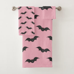 Cute Bat Bath Towel Set